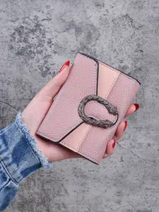 Fashion Short Wallet with Patchwork Design, Vintage Multi-Functional Card Holder, Ladies' Three-Fold Coin Purse, Stylish Women's Wallet, Fashionable Card Holder