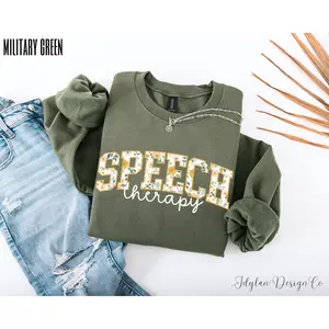 Speech Therapy T-Shirt / Sweatshirt , SLP Speech Language Therapist shirt Speech Language Pathologist SLP short sleeve or sweatshirt