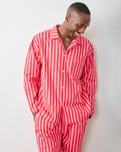 Taffy Stripes - Men's Long PJ Set - Peppermint Swirl