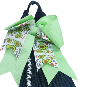 Braided Ponytail  with Beads and Bow.Daily