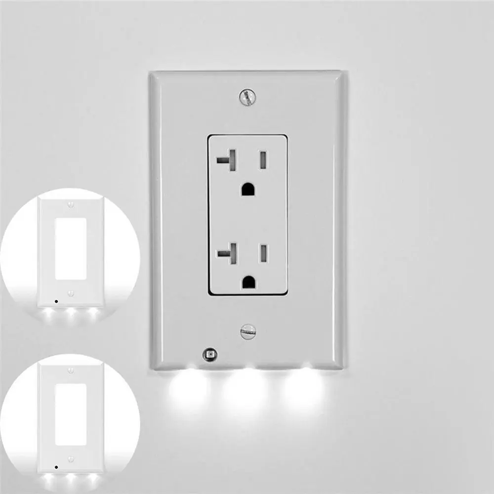 5-Pack Outlet Cover with Built-In LED Night Light 5-Pack Outlet Cover with Built-In LED Night Light
