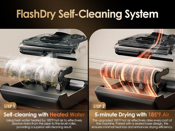 Tineco FLOOR ONE Switch S6 Stretch Breeze, Multi-Function Cleane, 180° Lay-Flat, Flashdry Self-Cleaning, Anti-Tangle Design