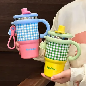 600ML High-Value Insulated Cup, 316 Stainless Steel Thickened Water Bottle, Premium Large Capacity Simple Portable Mug