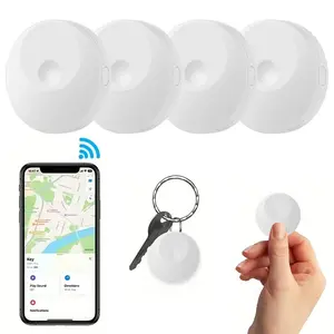 GPS Tracker Key Finder Device, Bluetooth-compatible Compatible Item Locator, Works with Apple Find My, Wallet Tracking Tool for Keys & Bags