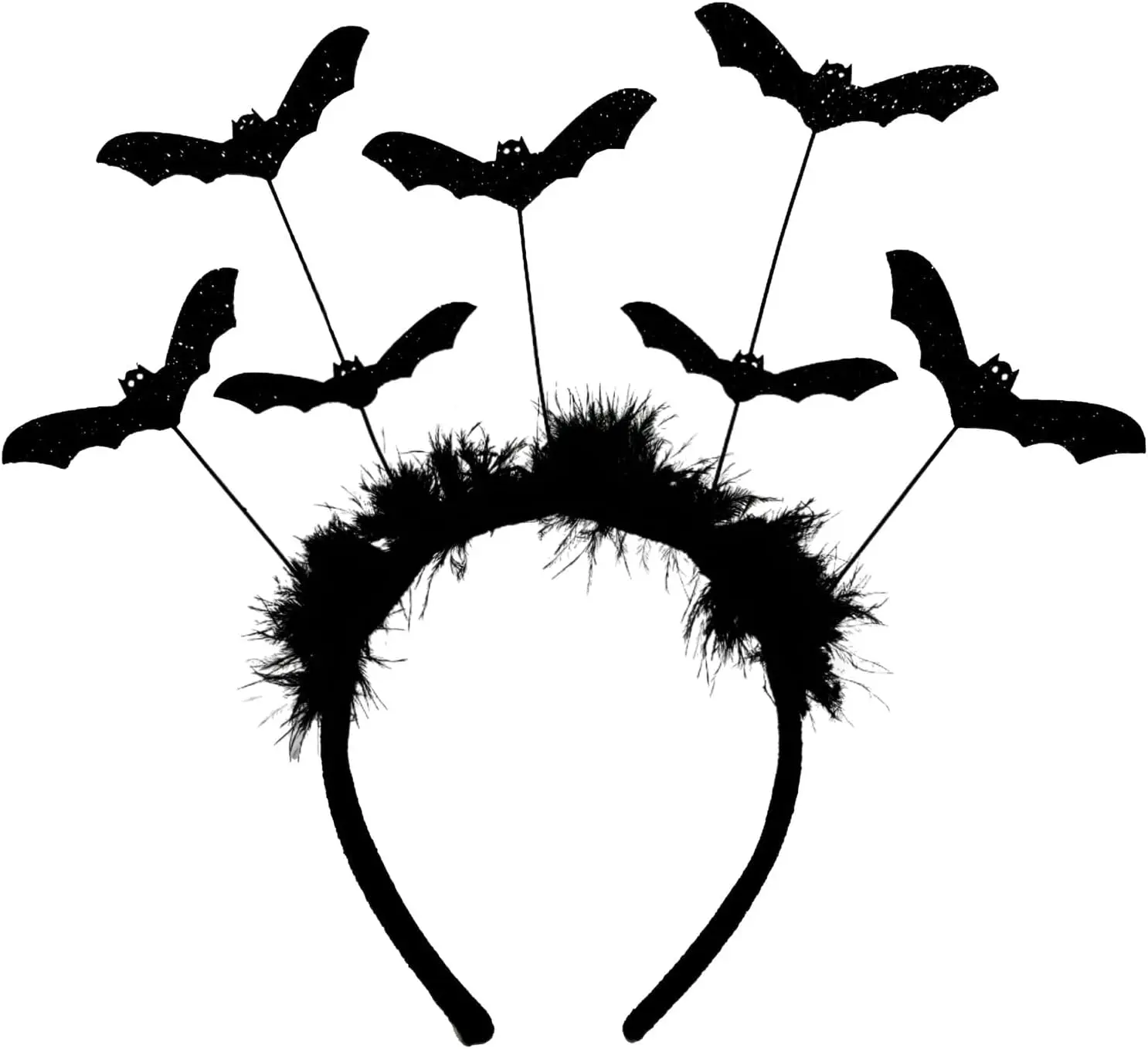 Halloween Bat Headband for Women Black Bat Headband for Halloween Cosplay Costume Accessories