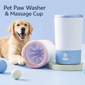Pet foot washing cup, puppy bathing tool, pet cleaning and grooming tool, cat and dog supplies, cross-border dog foot washing cup
