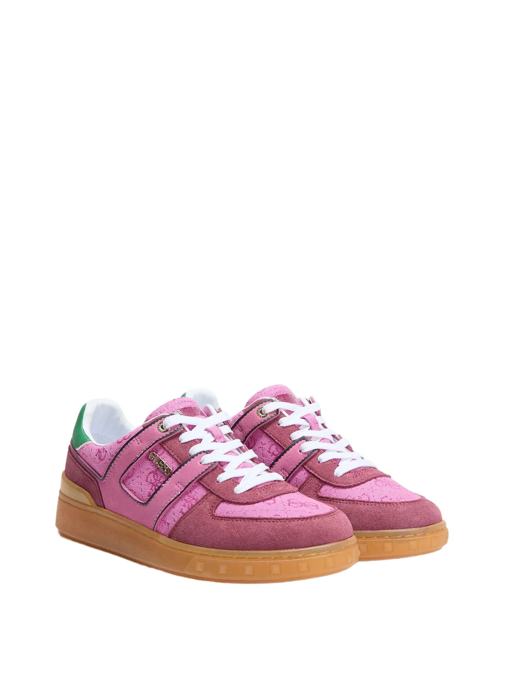 GUESS Female Inart Suede Low-Top Sneakers