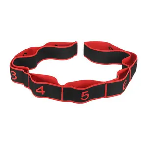 Stretching Strap Yoga Strap Workout Straps for Home Workout, Exercise, Pilates and Gymnastics, 10 Loops Elastic Stretch Bands for Women & Men