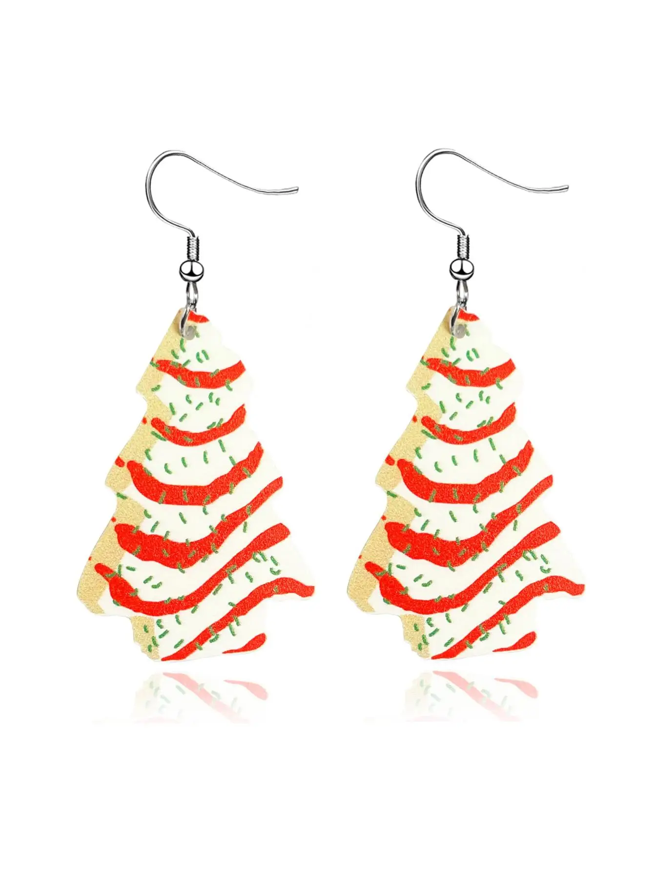 Christmas Tree Design Dangle Earrings, Cute Drop Earrings for Women, Fashion Jewelry for Party, Daily Decor, Trendy All-match & Exquisite Jewelry for