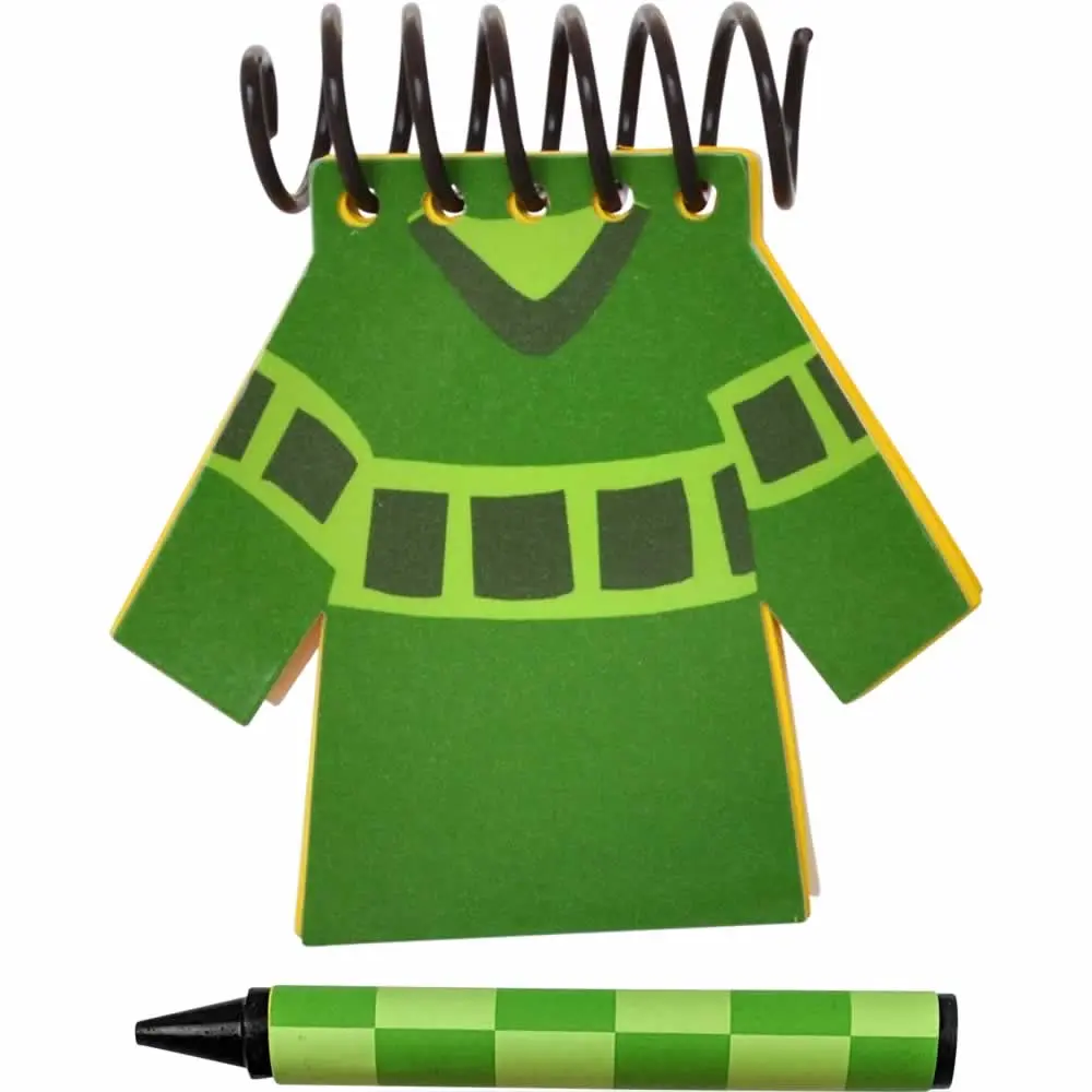 Handcrafted Handy Dandy Inspired Green Joe Shirt Notebook