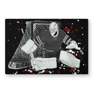 212 MAIN 24x36" Lightweight Aluminium Hockey Goalkeeper Artistic Metal Print, Contemporary Wall Art, Premium Home Decoration, Posters & Prints for Room Decor