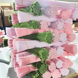 672pcs Valentine's Day and Mother's Day handmade floral material kit, featuring 5 colors of velvet flower stems and various bouquet accessories, perfect for home entertainment and creative activities, holidays, and room decoration (not finished product)