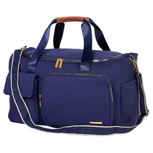 Joy Mangano Joy CleanBoss World Traveler 15 Pocket Jumbo Weekender Bag