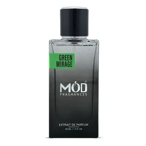 Green Mirage Perfume For Women & Men - MOD Fragrances - 50ml Extrait De Parfum - Unisex - Bergamot, Mate, Lemongrass