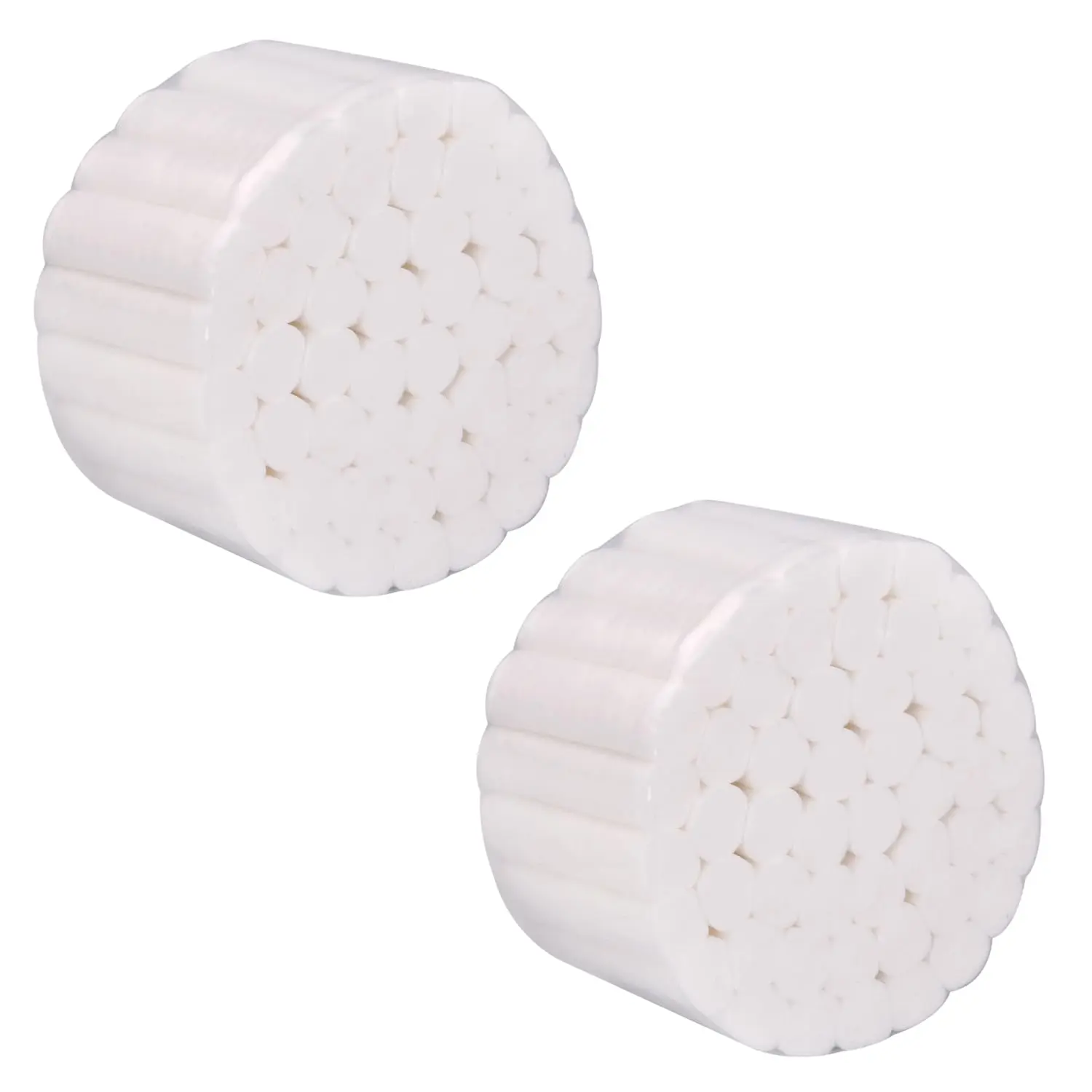 100 Count Dental Gauze Rolls Dental Cotton Rolls for Mouth Highly Absorbent Mouth Gauze Non Sterile 1.5 Inch Rolled Cotton Pads