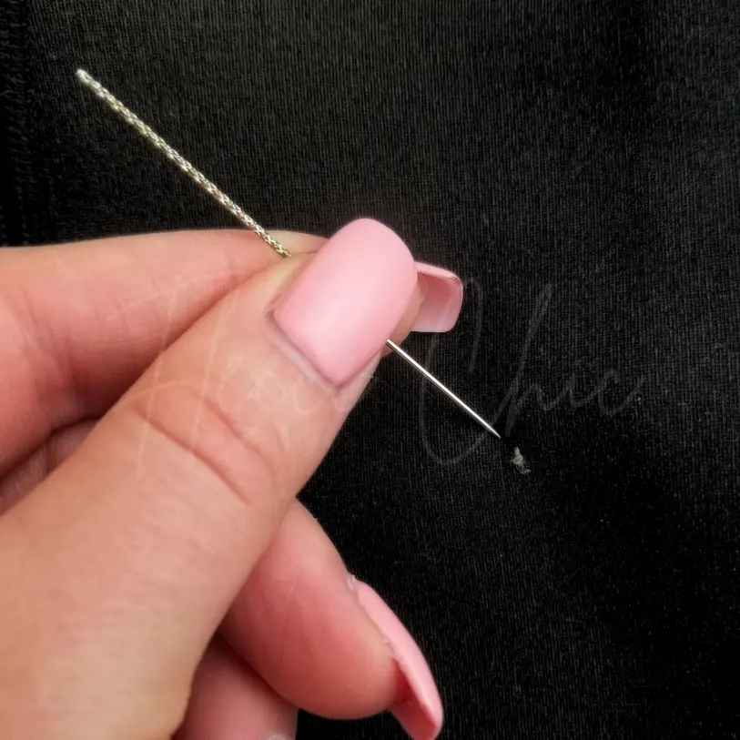 Winter Tights Snag Repair Needle for Women - Durable Nickel Needle for Quick and Easy Snag Repair