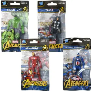 Hasbro Marvel Avengers 3.75 Inch Action Figures Random Blind Bag – Hulk Thor Iron Man Captain America Official Licensed Collectible Toys