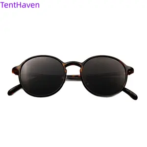 2026 new niche Yapi Japanese circular polarized sunglasses for both men and women, retro tortoiseshell sunglasses