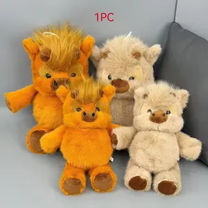 Highland Calf Plush Doll, Small Pig Hoho Stuffed Toy, Soft and Cozy Companion, Perfect Gift for Kids, Adorable Animal Figurine