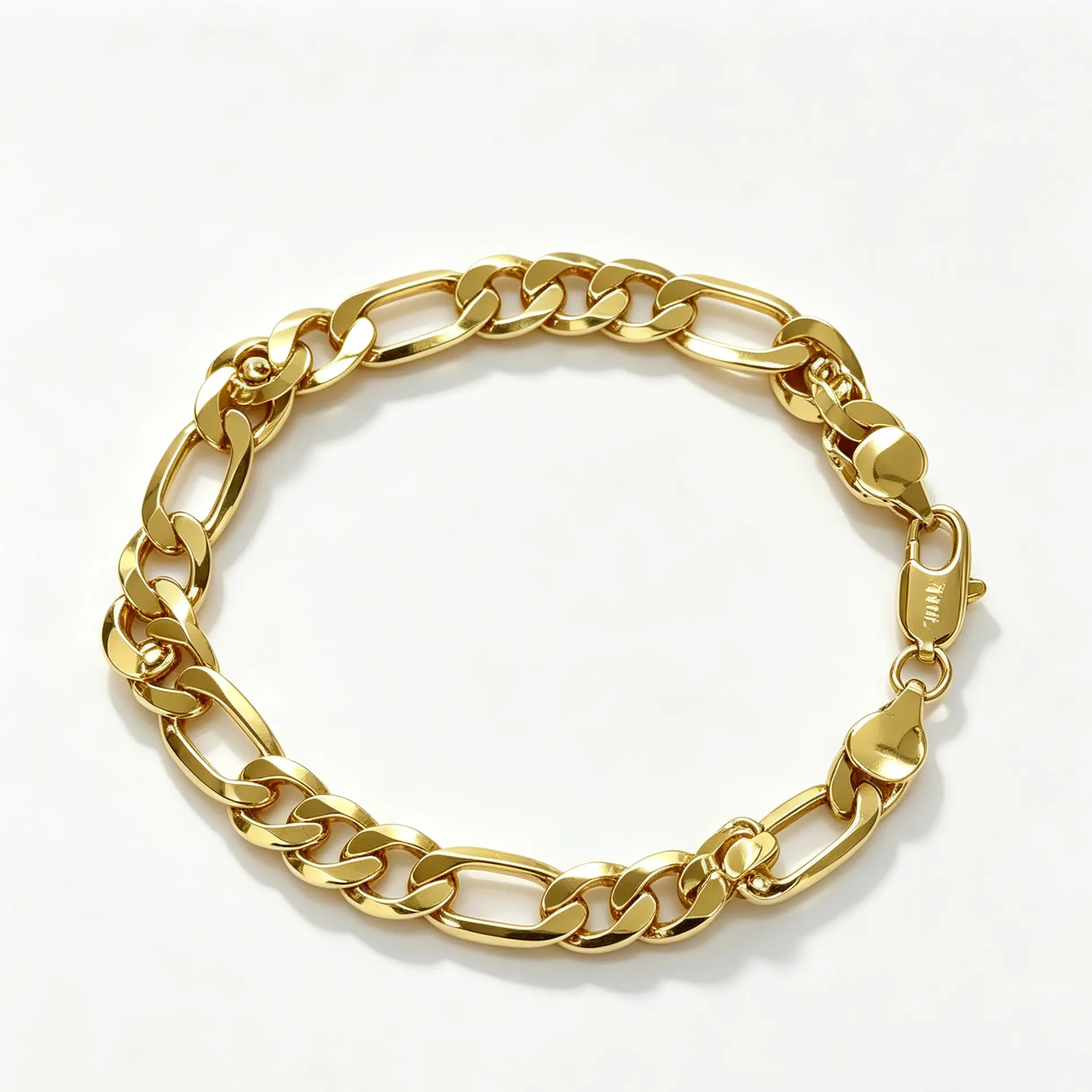 8mm Figaro Bracelet