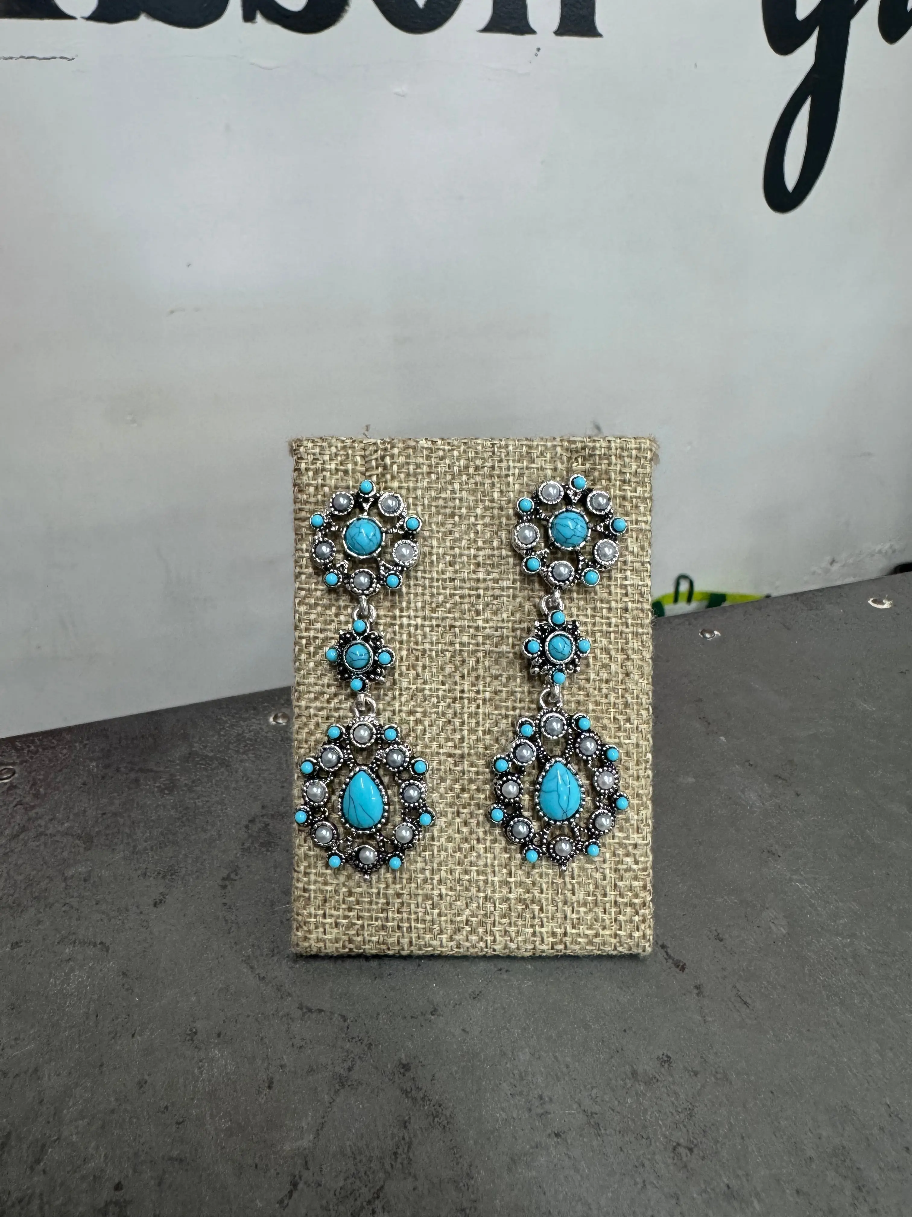 Aqua Tide Earrings