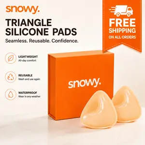 Snowy Push Up Sticky Inserts Double-Sided Adhesive Ultra Boost Padding Inserts for Bikini Swimsuit Sports Strapless Bra