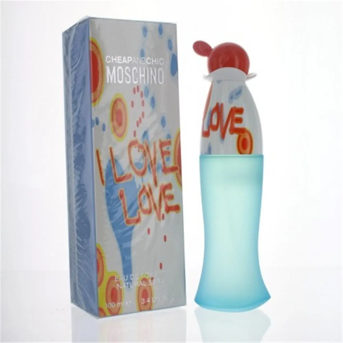 MOSCHINO I Love Love Eau De Toilette, Long-Lasting Women's Fragrance with a Fresh Evening Scent, 3.4 fl oz Spray Perfume, Smelling Good