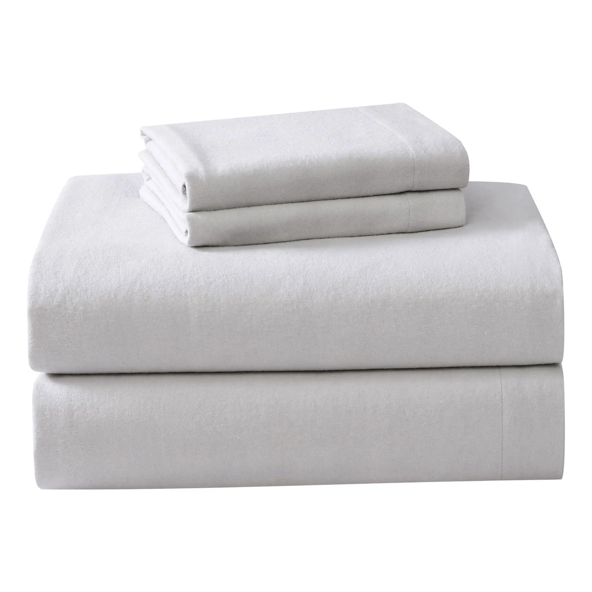 Laura Ashley Solid Grey Full Flannel Sheet Set Laura Ashley Solid Grey Full Flannel Sheet Set