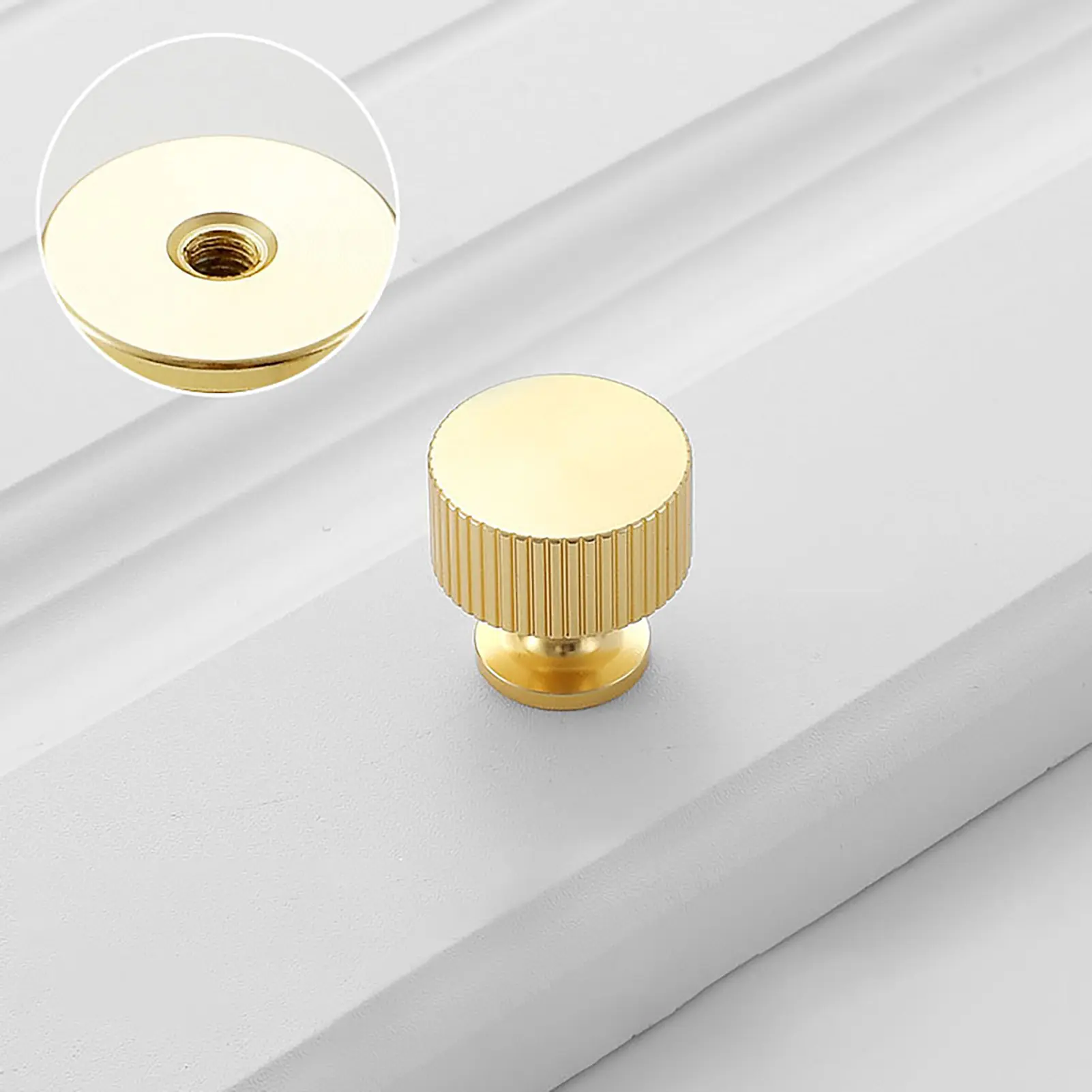 Gold Cabinet Knobs, 10 Pack Aluminum Drawer Pulls, Modern Dresser Cabinet  Handles, Single Hole Kitchen Cupboard Knobs with Screws, Decorative  Hardware for Furniture, Bathroom, Wardrobe, Easy Install - TikTok Shop