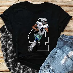 Prescott Dallas Football Quarterback Gift   T-Shirt