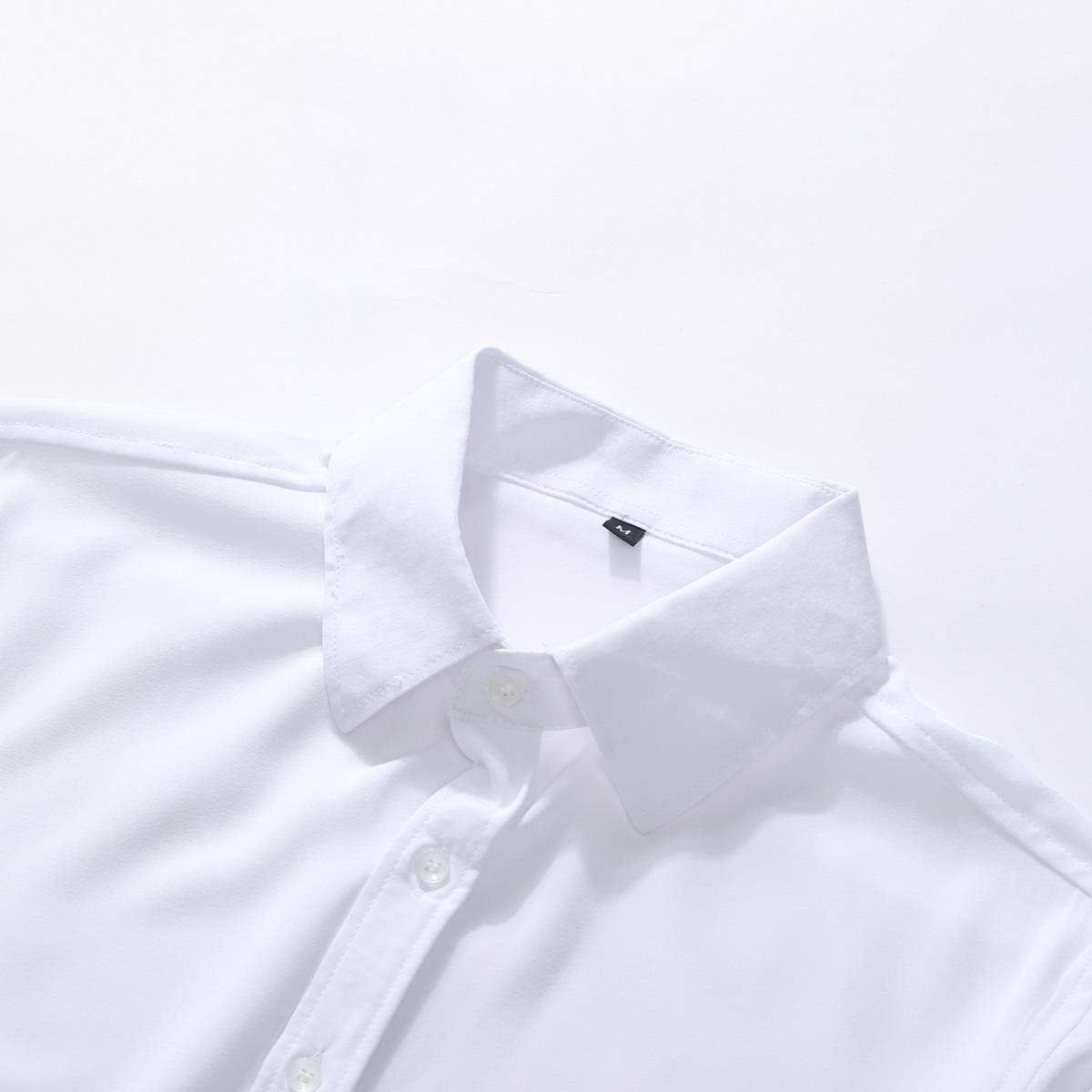 2-Pack Men's Long Sleeve Shirt Business Professional Dress Casual Shirt, Lightweight Polyester Fabric, Casual Dress Compatible, Versatile Style, Exquisite Style, Smooth Texture