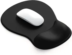 Ergocomfort Gel Wrist Rest Mouse Pad-Ergonomic Office Mousepad with Wrist Support-Non-Slip, Design Desk Accessories Mat for Home&Game Decor (01Black) DEMON CHEST