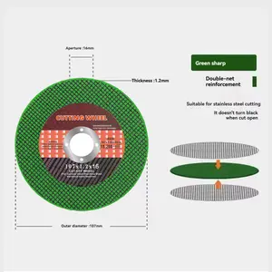 50 Pieces Cutting Disc 107x1.2x16mm Resin Ultra-Thin Wheels for Angle Grinders Metal & Stainless Steel Cutting Blades Power Tools