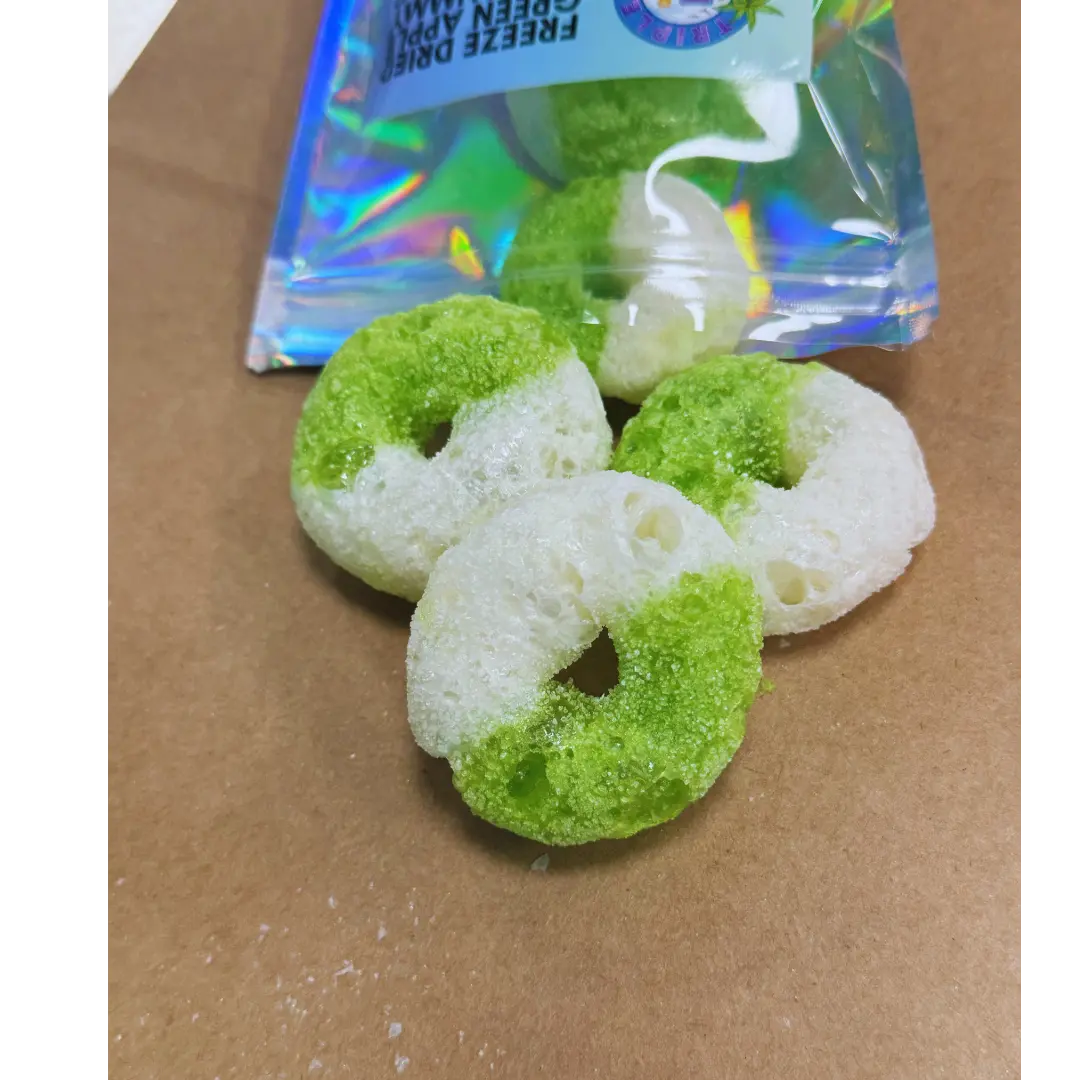 Triple T's Sweet & Savory Freeze Dried Candy Gummy Rings/Bites - Snack