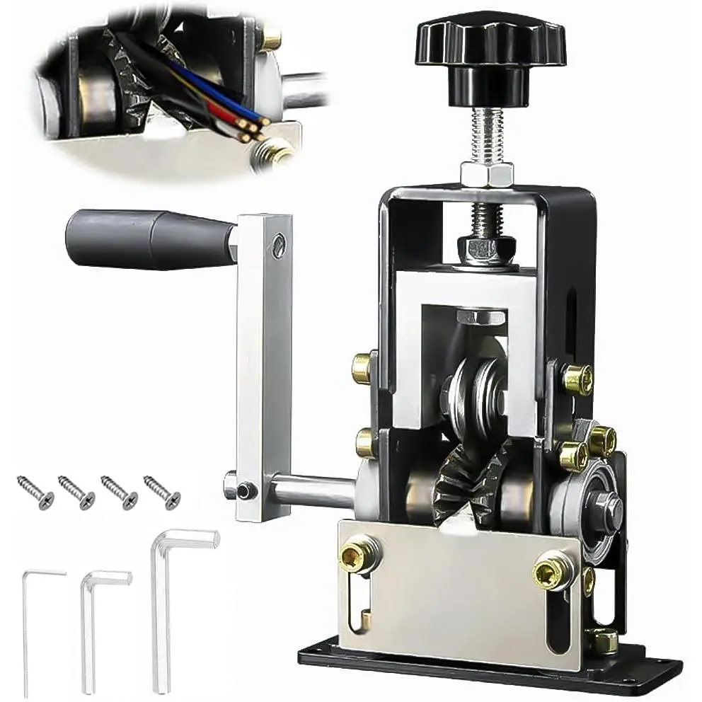 Automatic Copper Wire Stripper Machine, Pelador de Cable Electrico, Drill Powered, Wire Stripper Machine, Maquina Peladora de Cable - Efficiently Strip Cables from 1-25mm with Ease