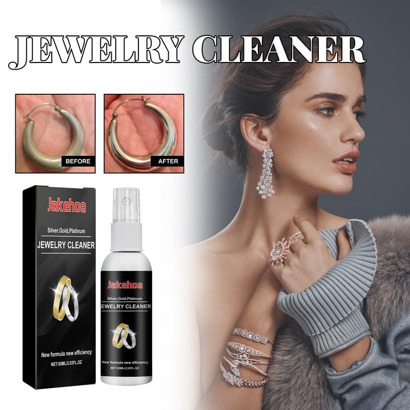 Jakehoe Silver Gold Platinum Jewelry Cleaner 60ml Powerful Surface Activator Brightener Corrosion Inhibitor Anti-Oxidation Spray for Gold Silver Watches Diamond Rings - Smartphone Camera