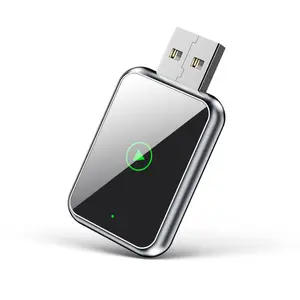 2026 Mini Wireless CarPlay Box for Apple & Android - Wired to Wireless Conversion Adapter - 3X Faster Data Transfer - Universal Compatibility - Plug & Play - Durable Metal Edges - 1-Year Warranty