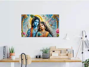 Radha Krishna Canvas Print