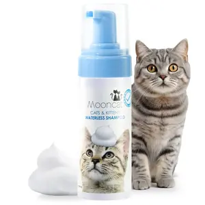 Mooncat Waterless Shampoo for Cats - 5 oz for Shorthair Cats