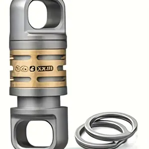 Quick Release Keychain with 2/28mm Titanium Alloy Key Rings, Swivel Heavy Duty Keychain for Home Car Keys