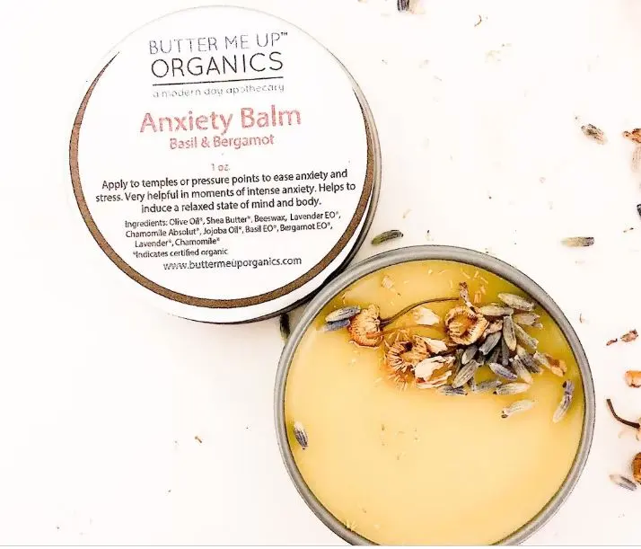 Anxiety Balm / Calming Balm / Relaxation Balm Organic Massage Oil