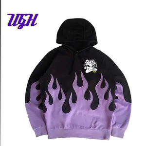 Uptown Genetics Exclusive Hoodie with Purple Flames and Iconic New York City Ducksauce original 1 of 12 world wide piece