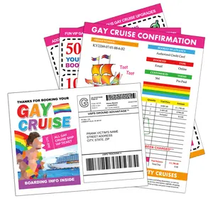 Cruise Prank Mail sent directly to your Recipients 100% Anonymously!