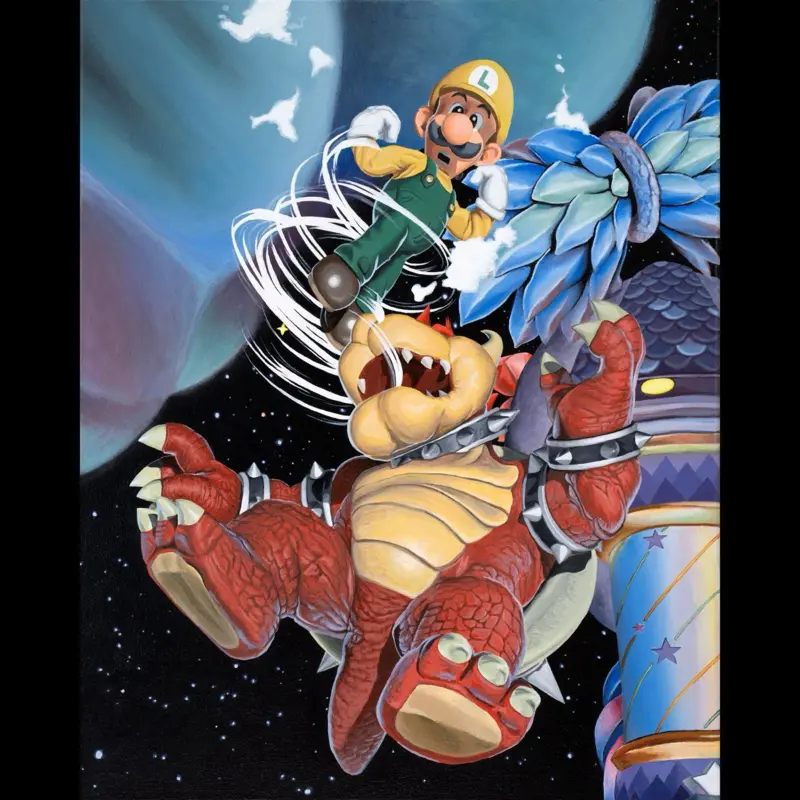 “DAIR” Numbered and Signed Art Print on Epson Hot Press Paper, 11 inch x 14 inch (8 in x 10 in Image Size), Video Game Wall Art Print