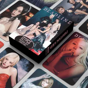 127 New K-Pop Girl Group Cards, Deadline Style High-Definition Laminated Collectible Cards, Fan Support Memorial Card Set