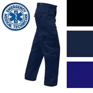 Tactical 9 Pocket EMT EMS Uniform Cargo Pants Paramedic Medic Work Duty Trousers