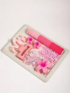 Cute Hair Accessories Set, Including Hair Clips & Hair Ties & Hair Claws & Hair Pins, Fashion Hair Accessories for Women & Girls, Elastics