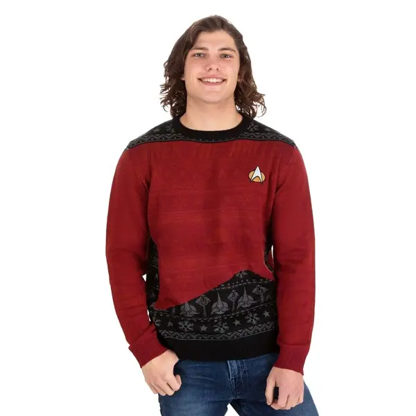 Star Trek "Trek the Halls" Christmas Sweater for Adults