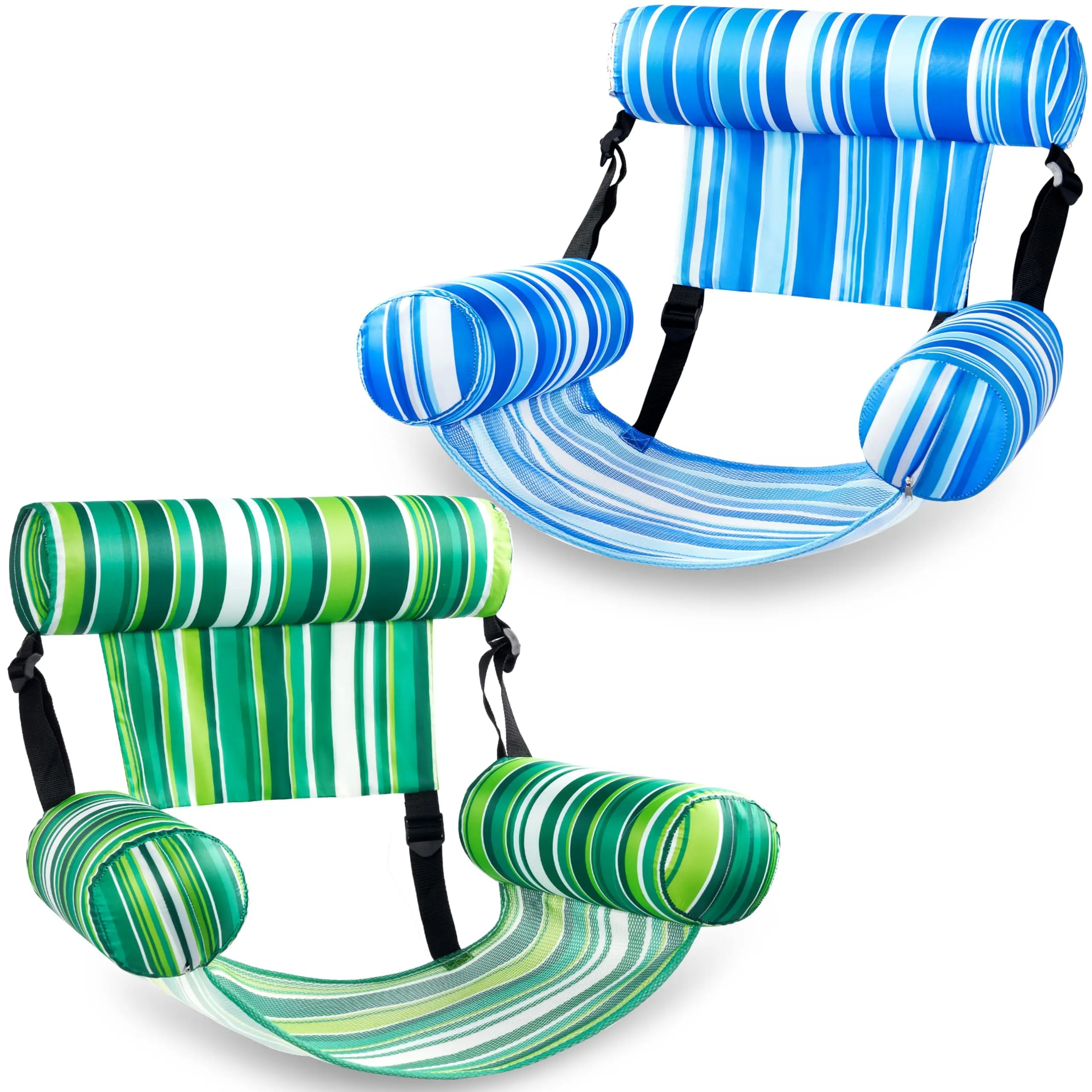 Blue and Green Stripe