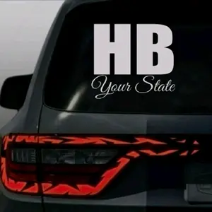 HB Holler Boy Vinyl Window Decal - Universal Car Sticker for Vehicle Windows, Boats, RVs, Office Desks & Laptops - Stylish Car Merch & Car Accessories - All 50 States Available